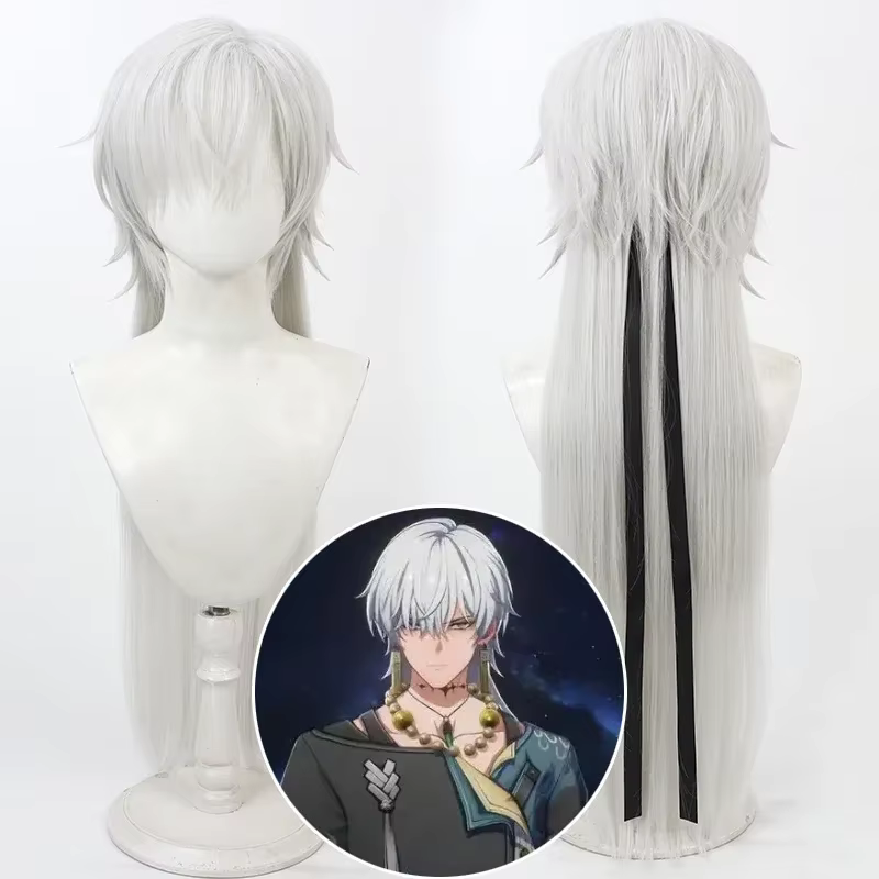 Geshu Lin-Perruque Cosplay Synthétique