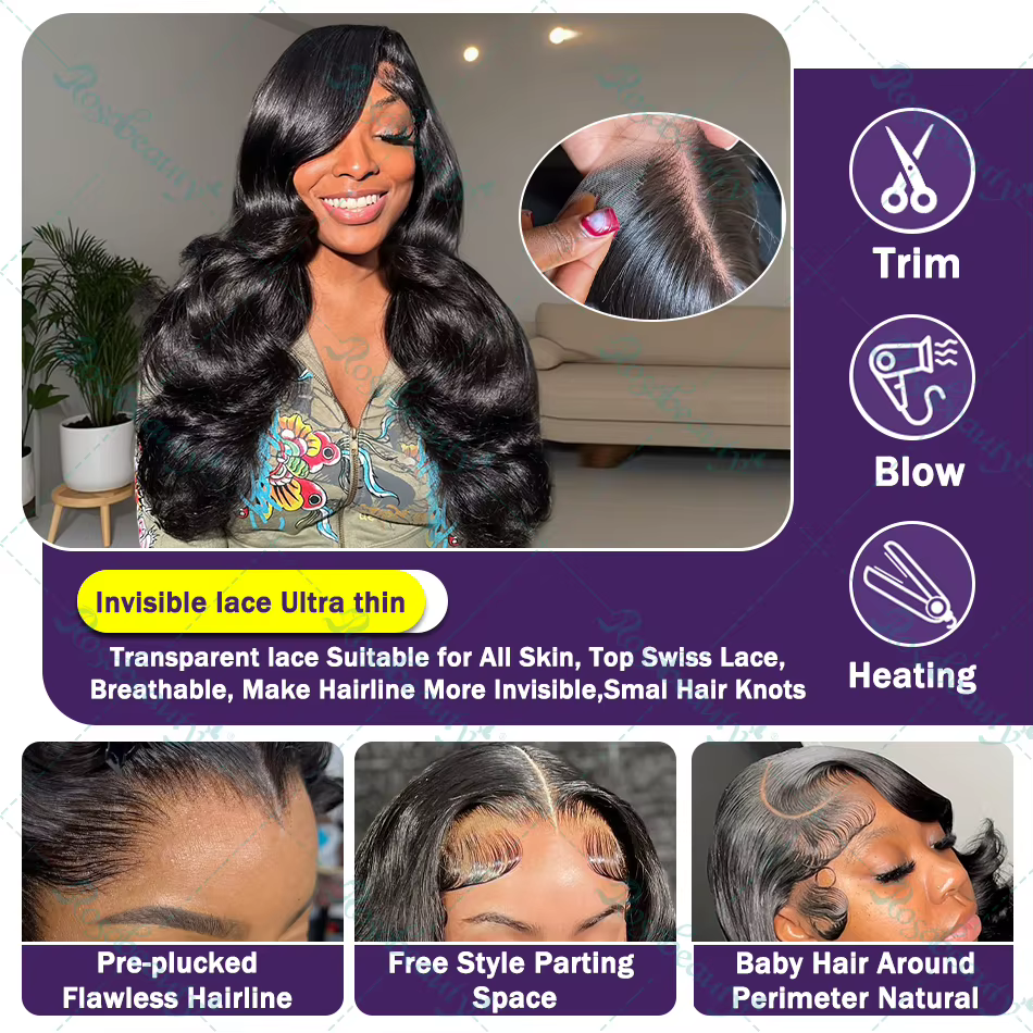 Rosabe-Full HD Lace Wig