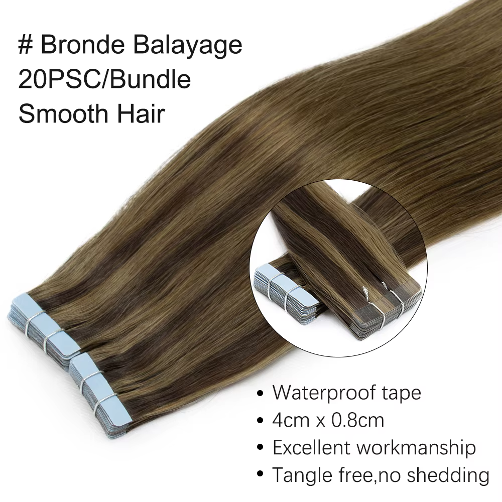 Nouvellement 24 ''Long Extension de cheveux humains femmes bande Ins