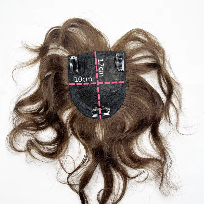 Topper de cheveux naturels pour femmes vague de corps bouclés