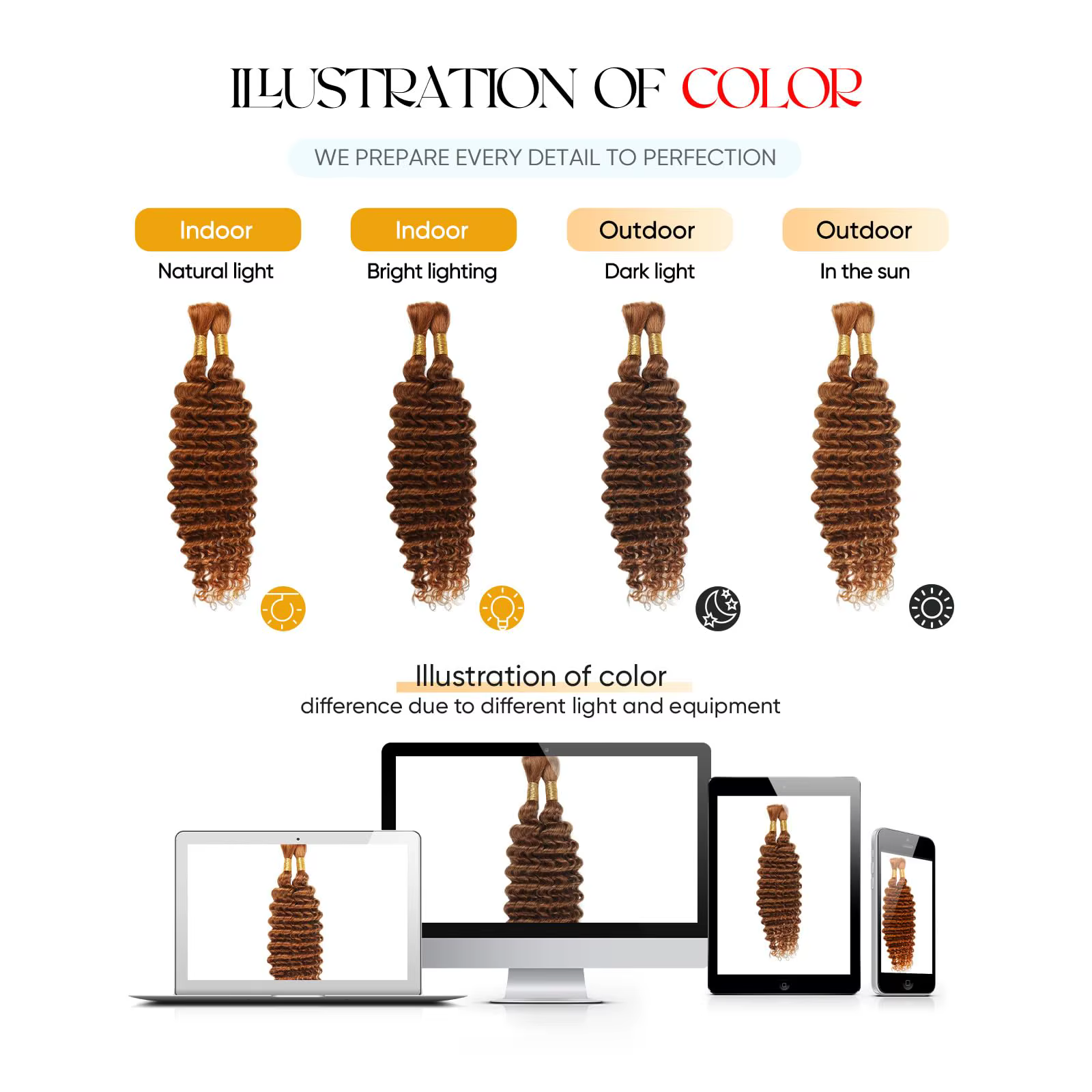 30 # Cheveux tressés humains brun Auburn vague profonde
