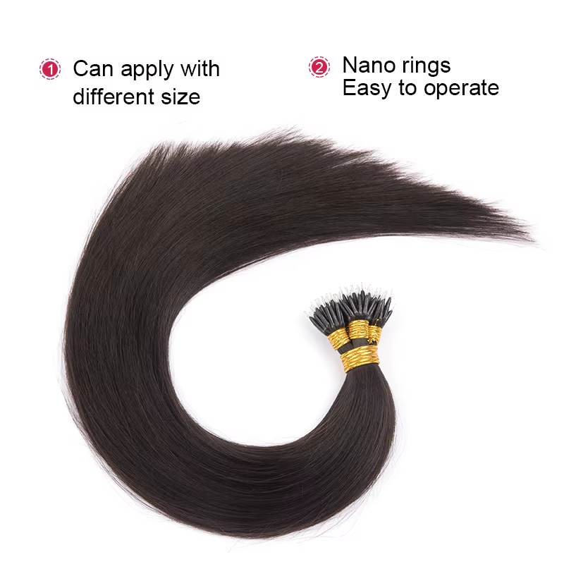 Femmes Extensions de cheveux humains droite Remy Extension