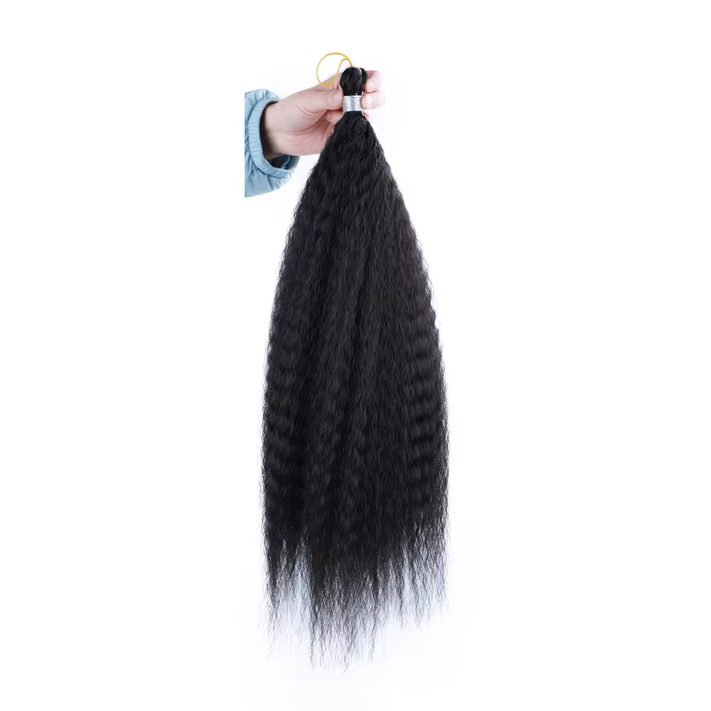 Tresses Synthétiques Afro Crépues et Bouclées au Crochet pour Femme