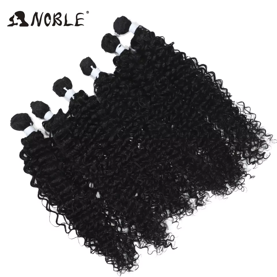 Tissage synthétique en lot Afro crépu bouclé-Noble