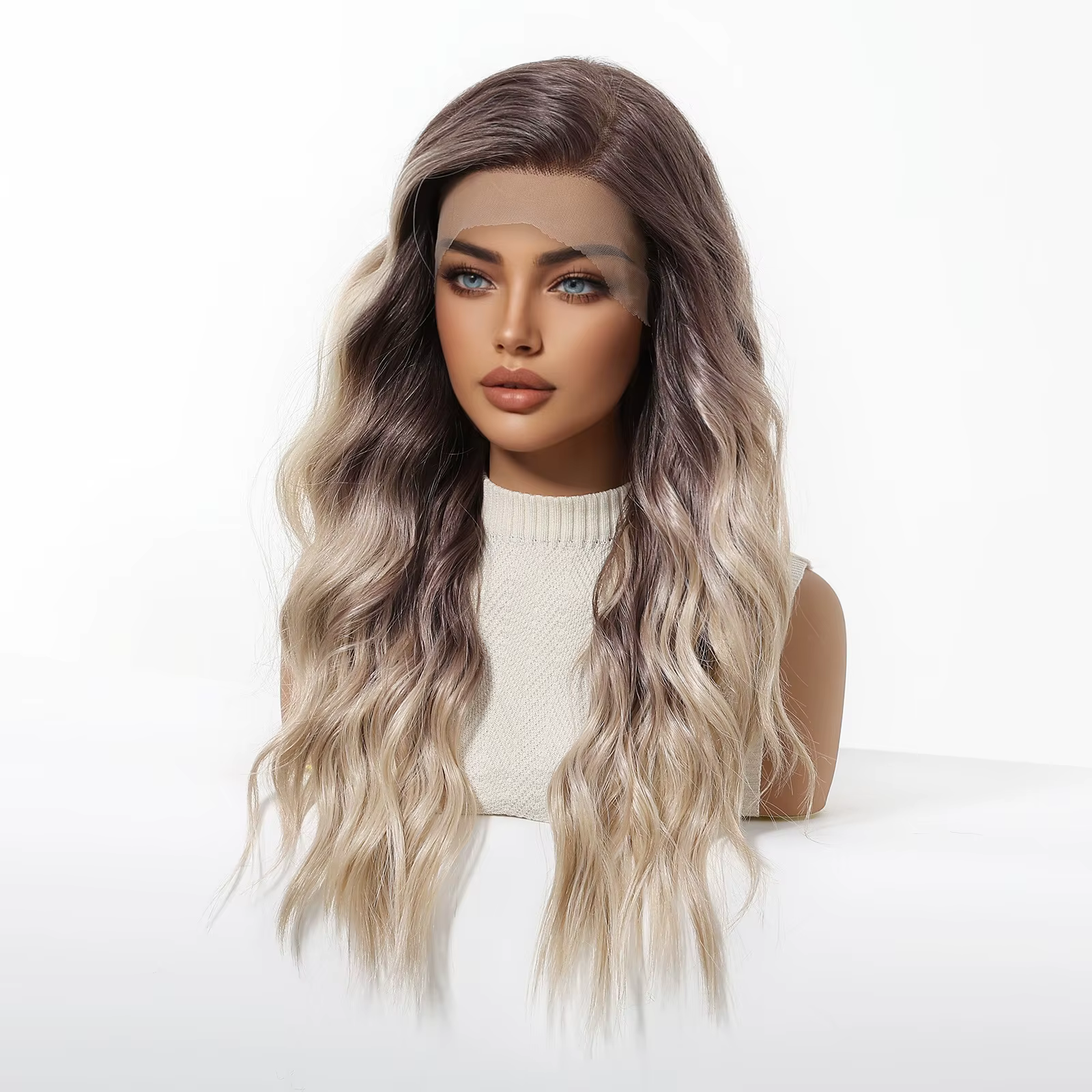 Perruque Lace Front Wig synthétique 13x6