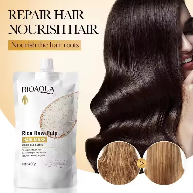 Le soin capillaire à base de riz pénètre au cœur des cheveux