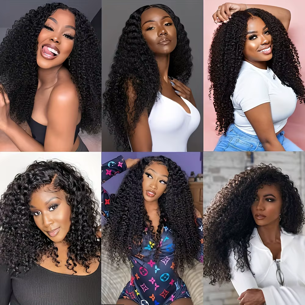 Extensions de cheveux bouclés Newmi Kinky Curly à clipser