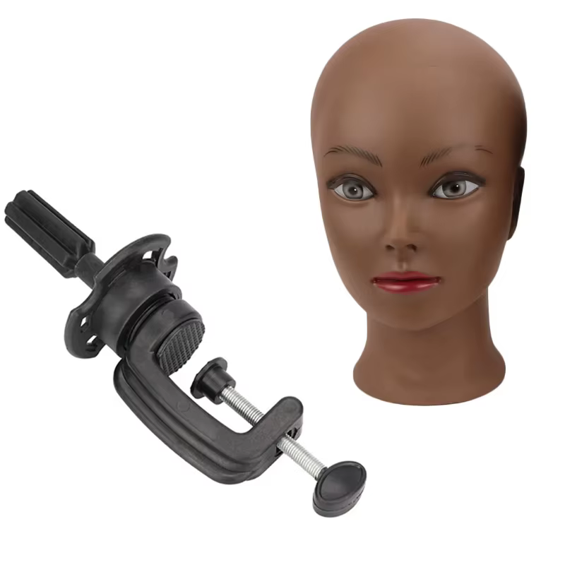 Perruque faisant la tête de qualité têtes de Mannequin chauve de cosmétologie populaire pour la pratique du maquillage