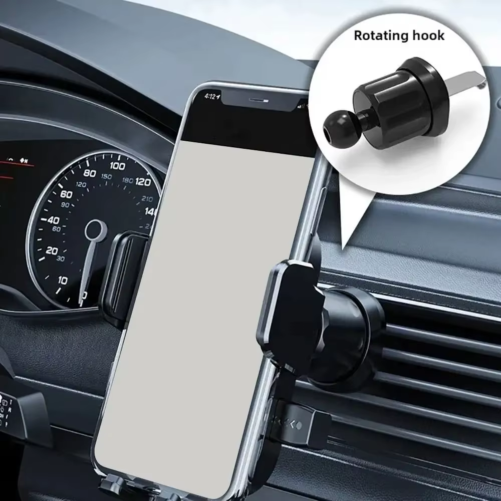 Support de téléphone de voiture à ventouse par gravité, réglable et extensible, pour pare-brise et tableau de bord, navigation