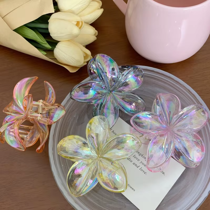Pince à cheveux en plastique doux