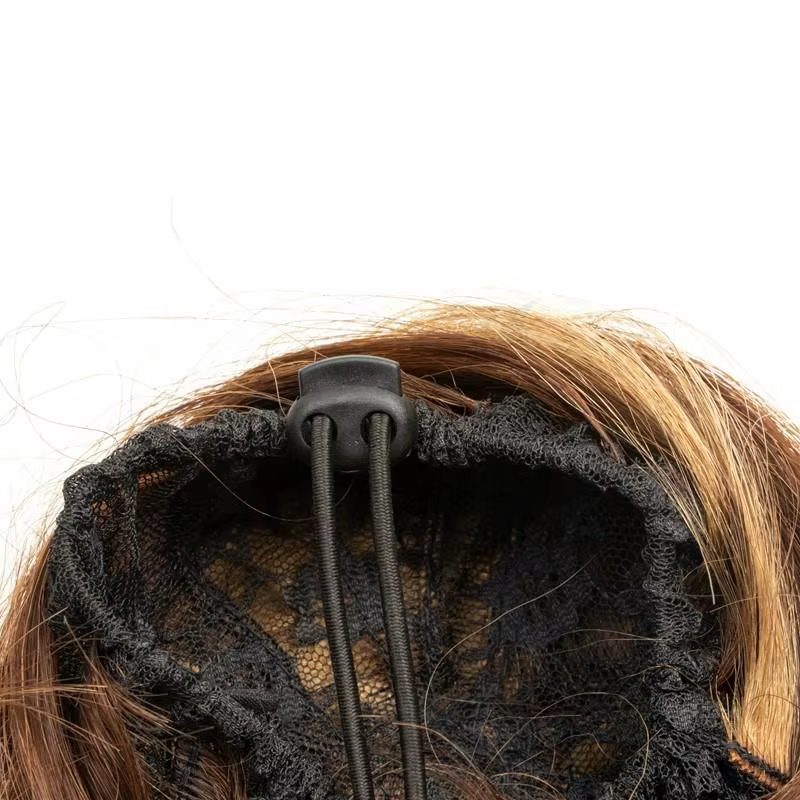 Chignon cheveux humains cordon