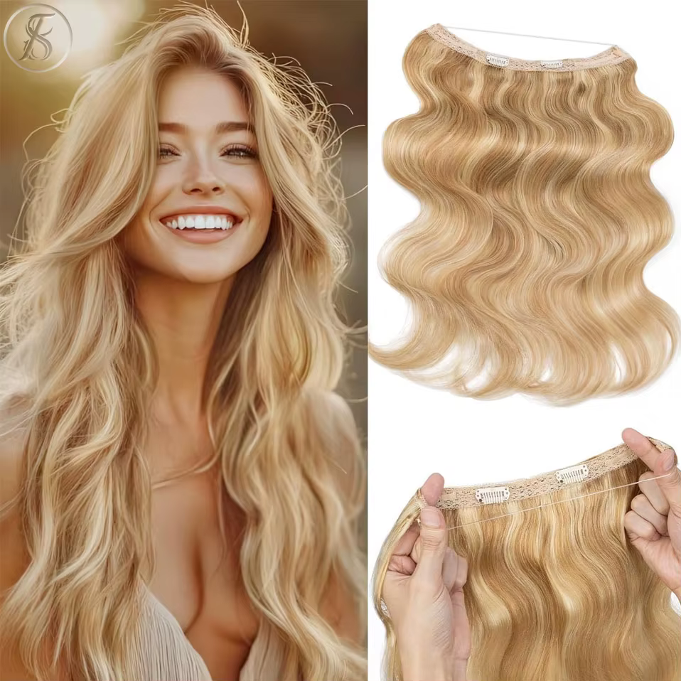 Extension de cheveux en fil Remy