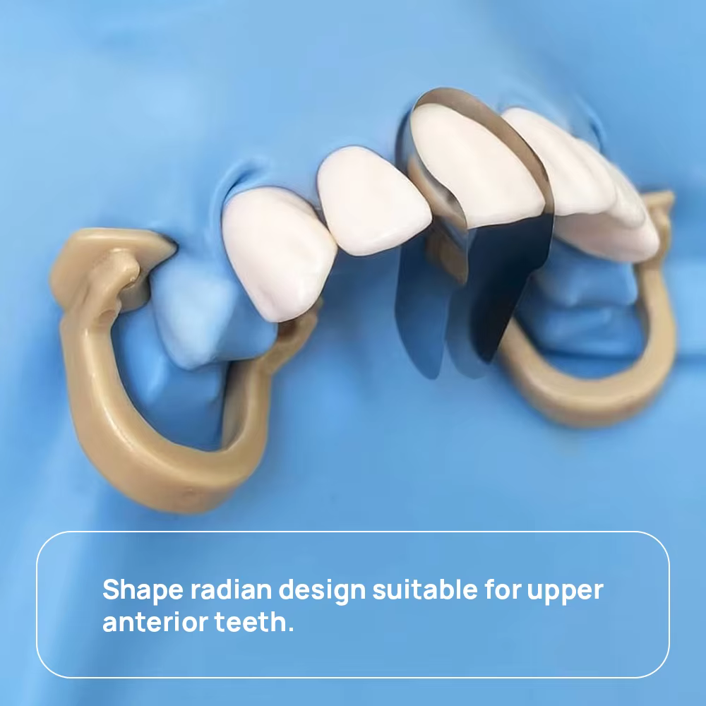 30 pièces matrice dentaire profilée bandes de matrice métallique antérieure système de matrice sectionnelle Matrices matériaux de dentisterie