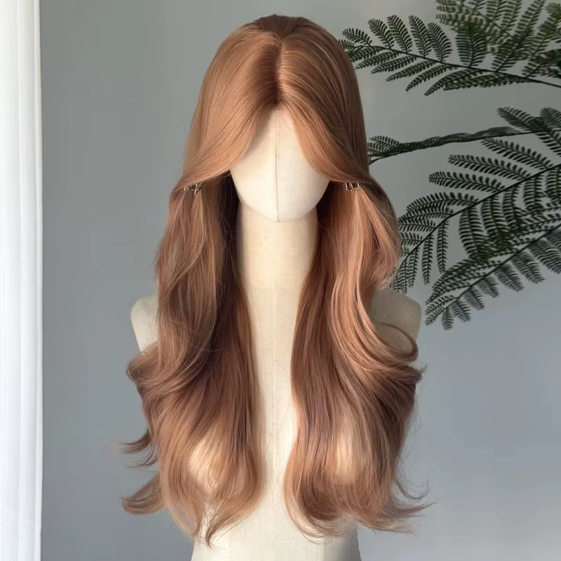 Perruque Lace Front Wig synthétique Blonde Champagne