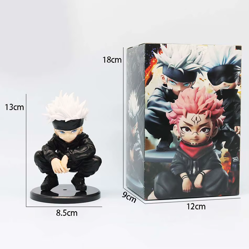 Vente flash - Figurine d'anime Jujutsu Kaisen - Figurine d'action Satoru - Figurine du Seigneur des malheurs Sukuna - Collection de figurines - Modèle de poupée - Jouets - Cadeaux