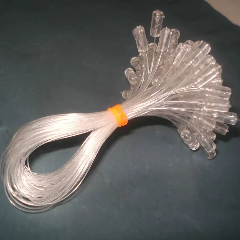 100 Pièces de micro-anneaux transparents pour extensions capillaires avec fil de tirage facile