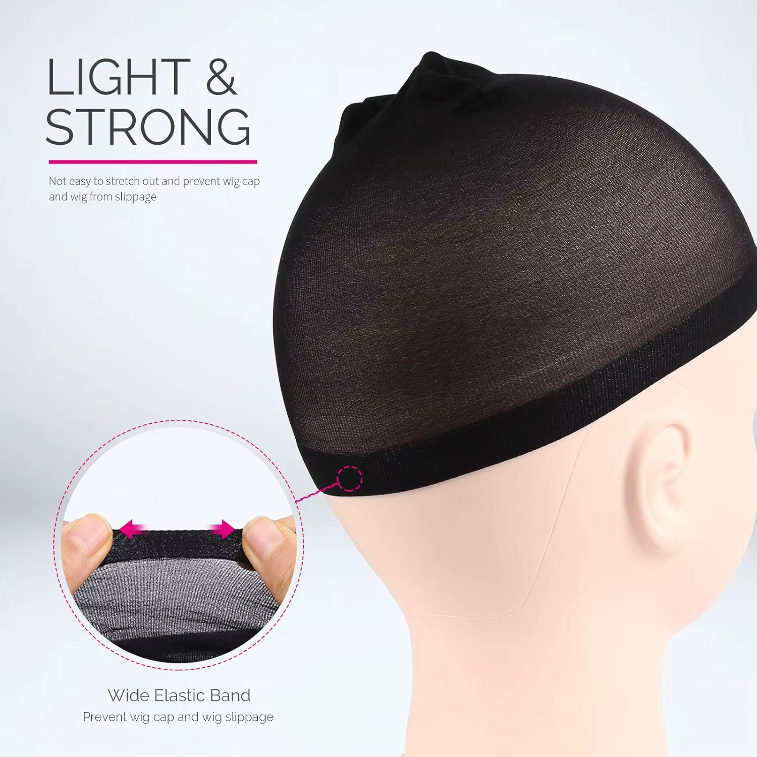 Bonnet de perruque 4 pièces bonnets