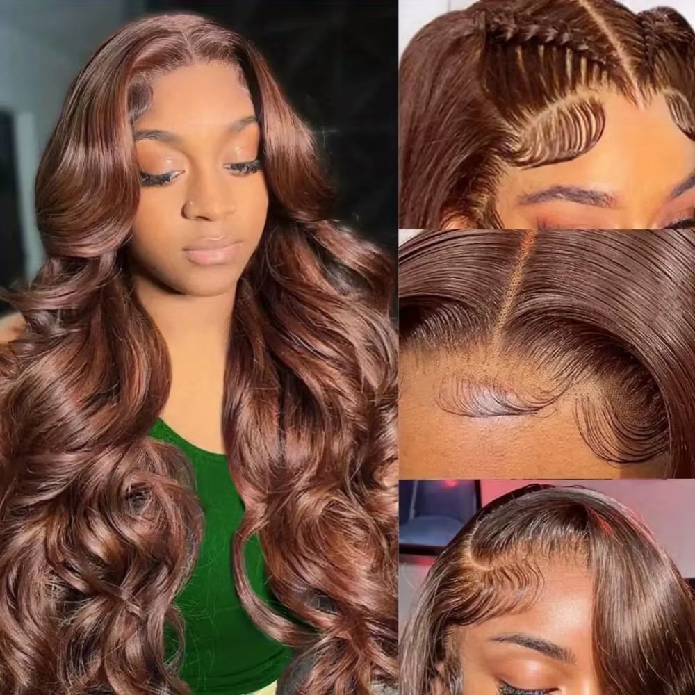 Perruque Lace Front Wig Body Wave naturelle