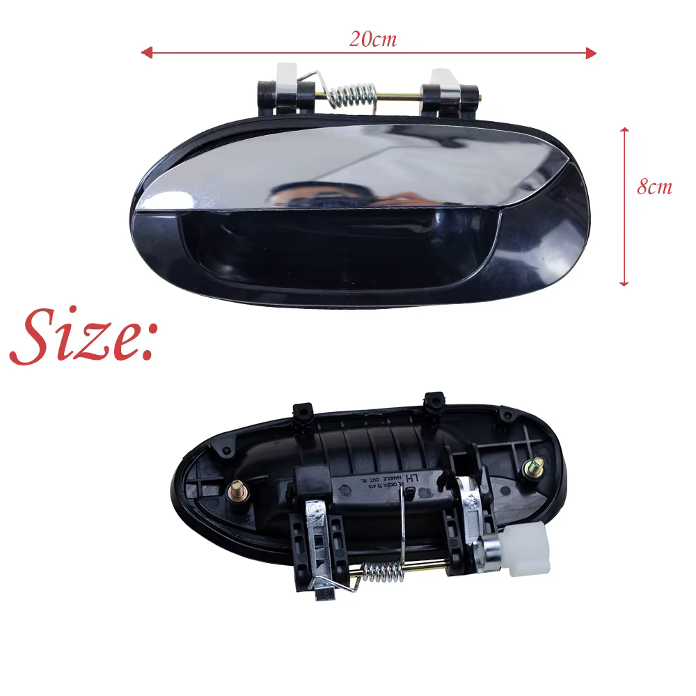 Poignée de porte extérieure chromée avant arrière gauche droite pour Kia Carens 2002-2006 0K2FB-59410 0K2FB-58410