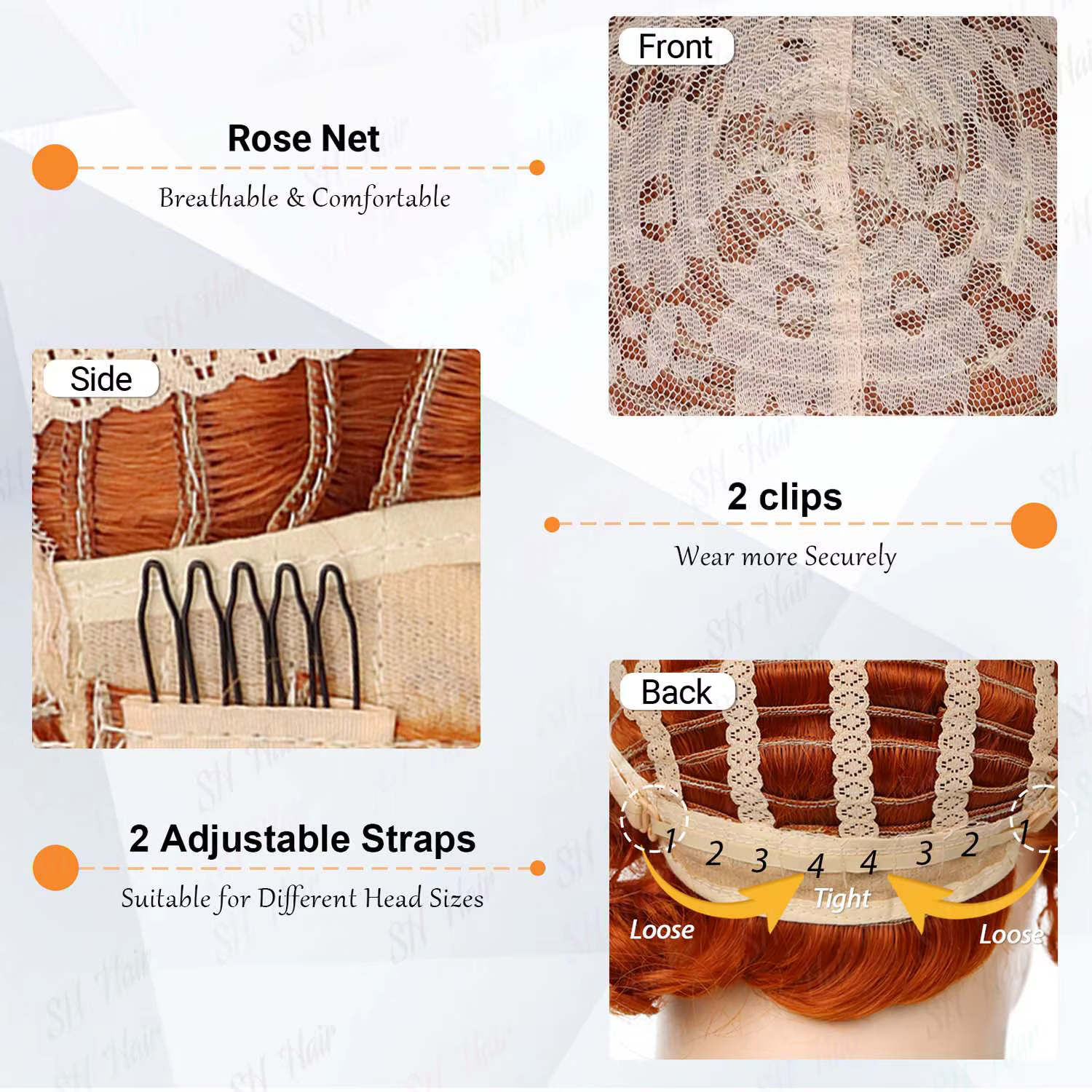 Perruque synthétique bouclée des années 80 avec frange pour femme