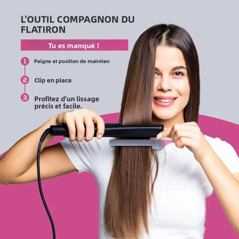 Clip de peigne de coiffure professionnel-2 en 1