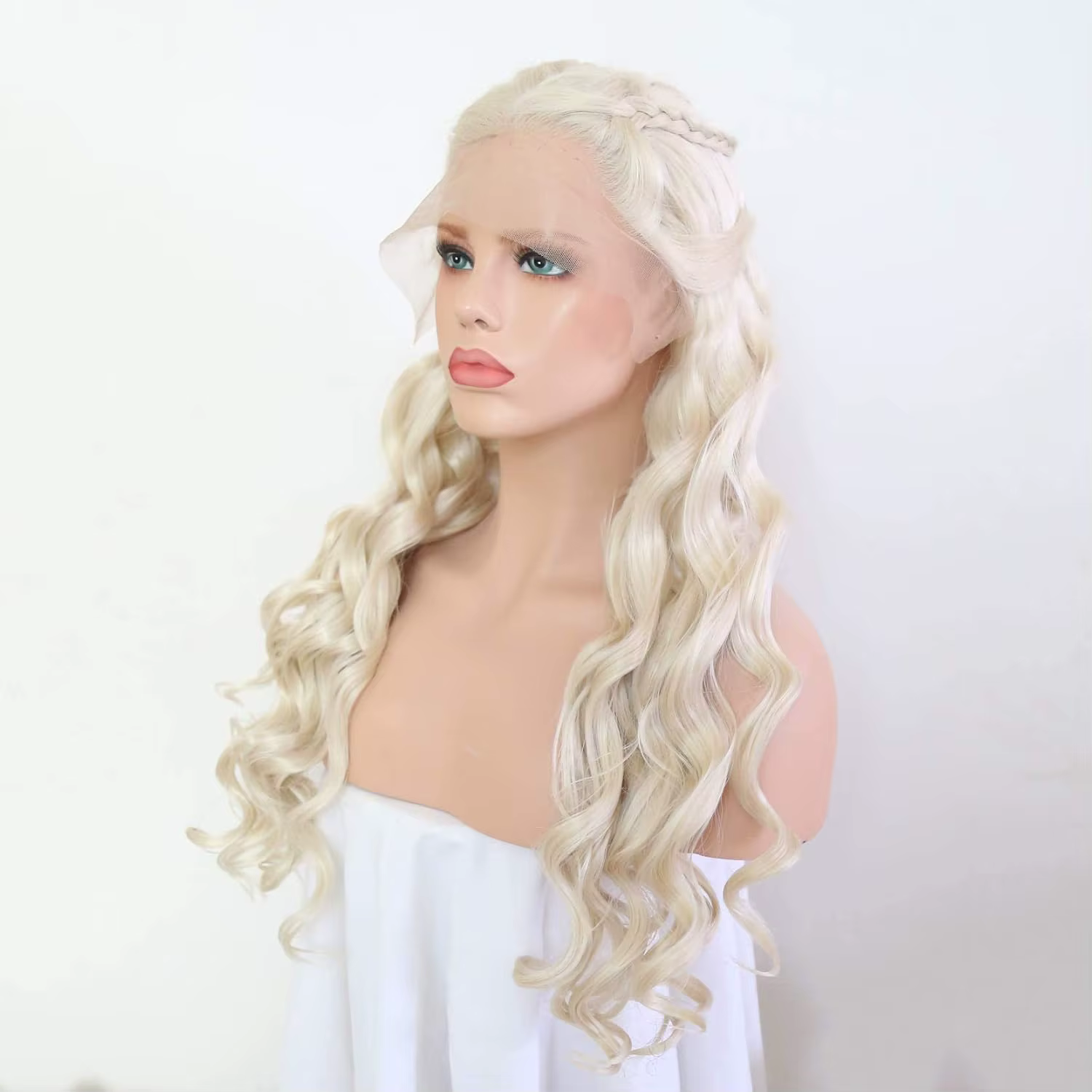AIMEYA – perruque Lace Front Wig synthétique pour femmes