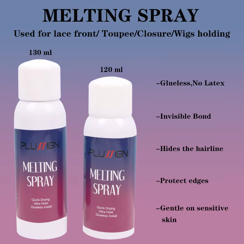 Spray fondant pour perruques de dentelle invisible 120 ml