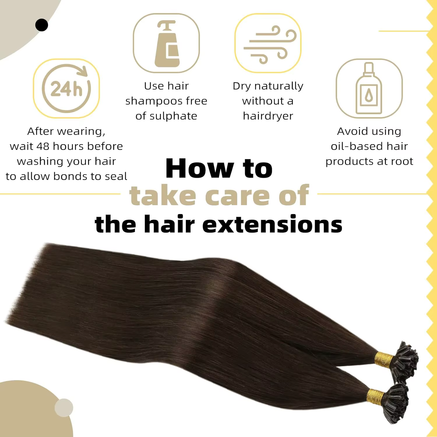 Ugeat KerBrian-Extensions de Cheveux Naturels Remy