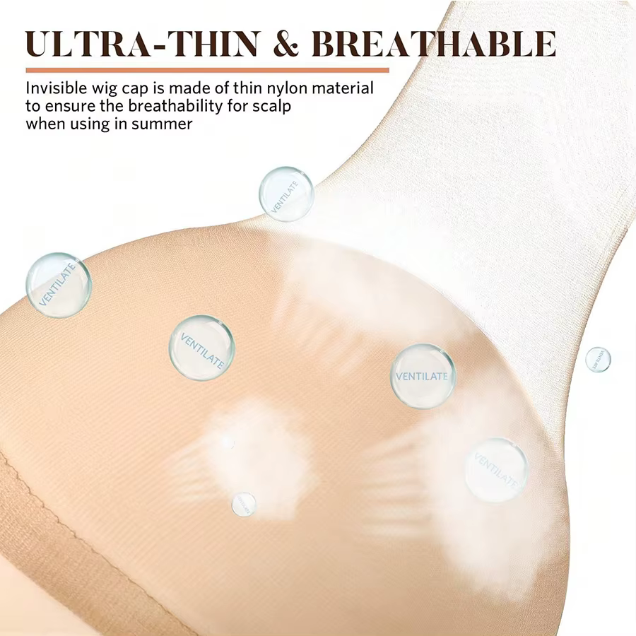 Gros HD perruque casquettes haute qualité Transparent HD filets à cheveux tissage Nylon extensible dentelle avant