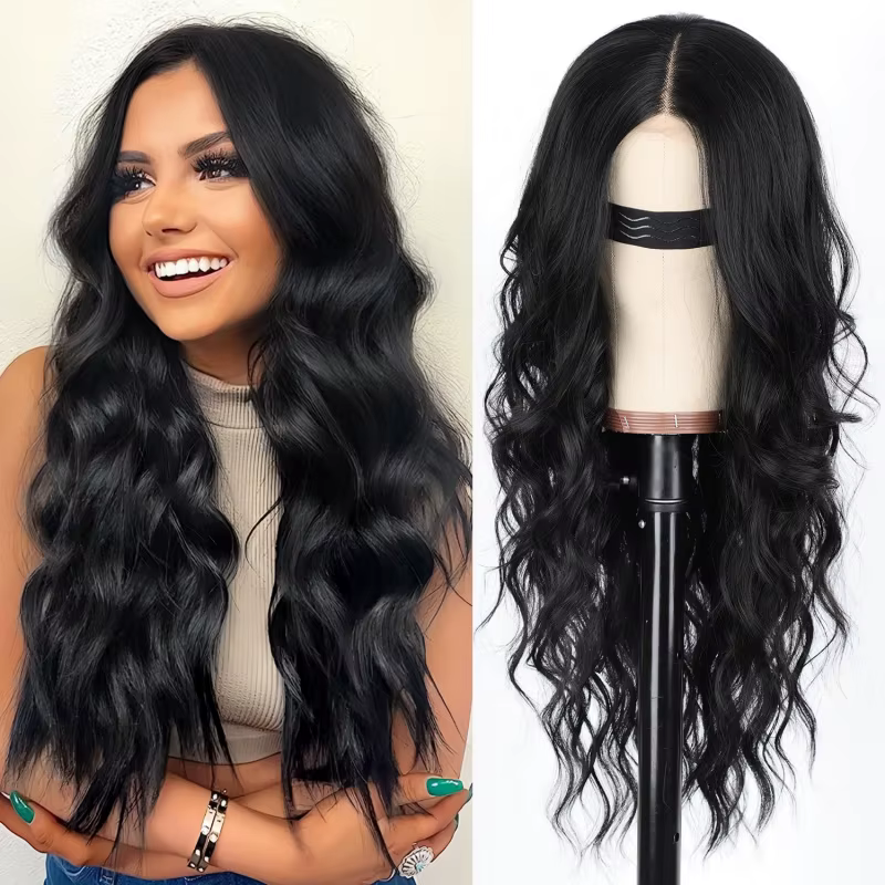 Wigundle HAIR Perruque noire pour femme