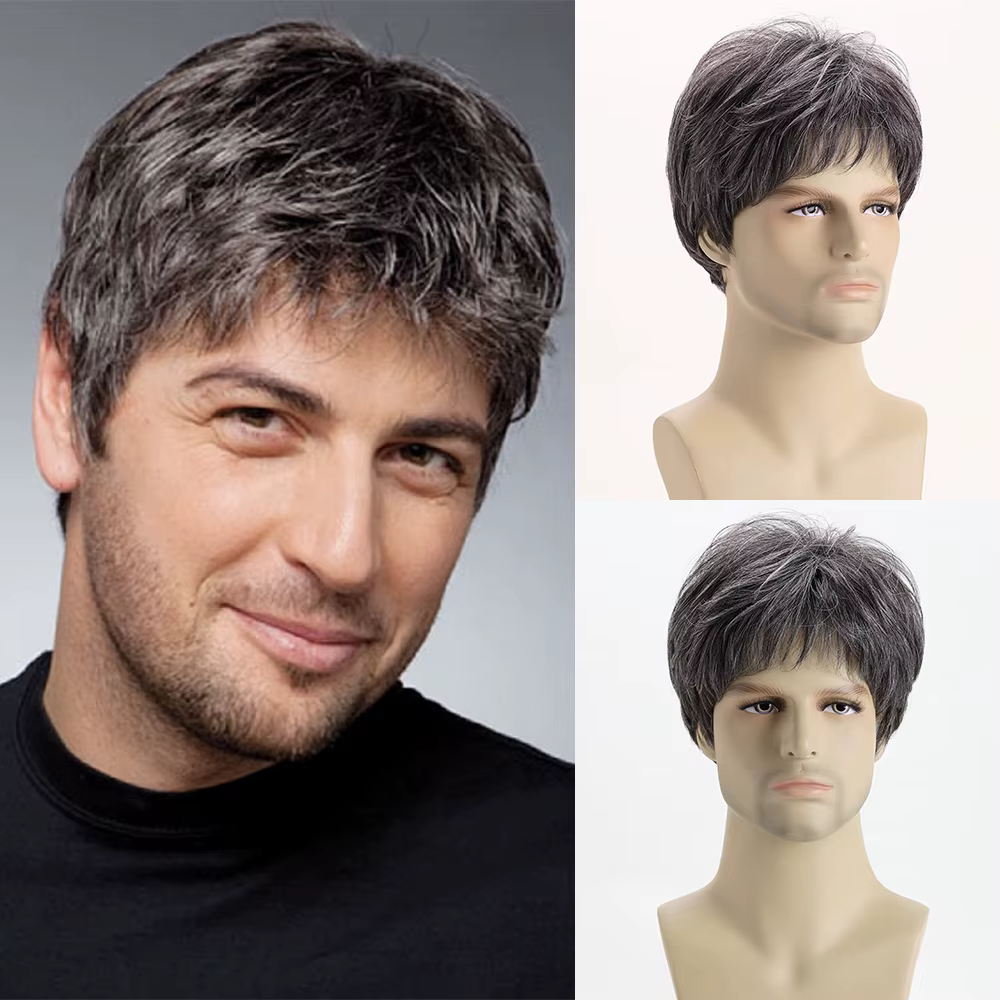 Cheveux bouclés naturels courts pour jeunes hommes