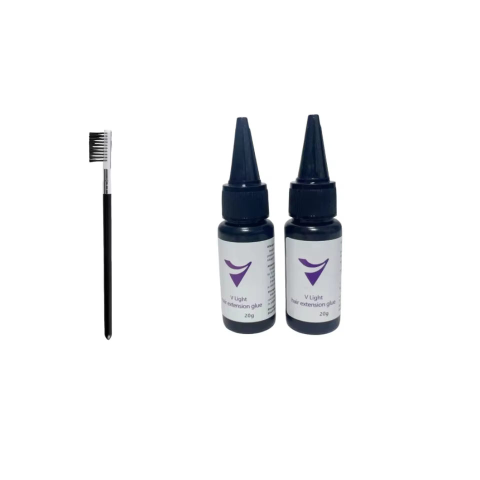V-light technologie Extension de cheveux perruque colle