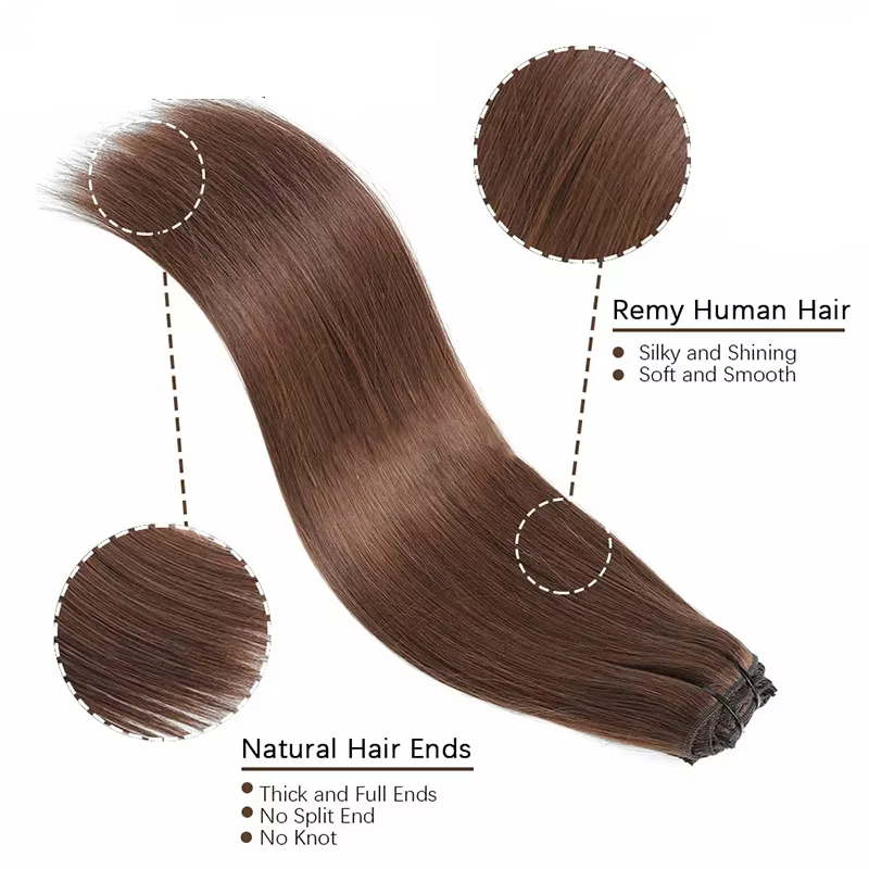 Extensions de cheveux à clipser