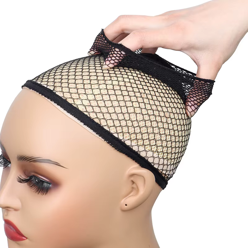 Filets à cheveux bonne qualité maille tissage noir perruque filet