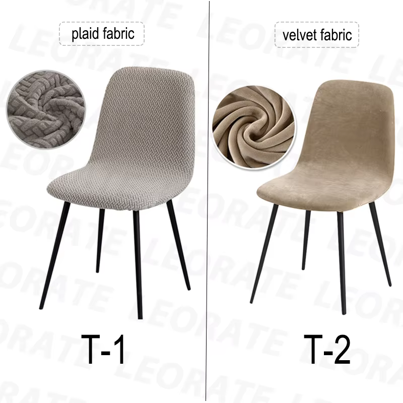 Housse de chaise en velours de qualité supérieure