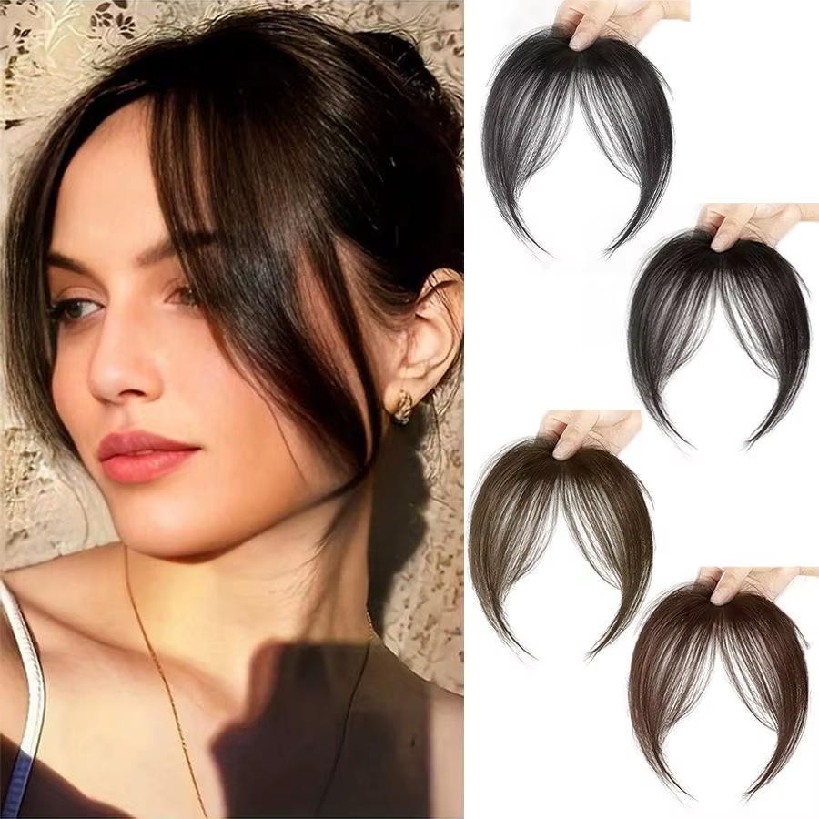1 paquet de postiche bang pour femme