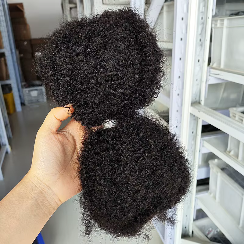 Cheveux humains 4C Afro Kinky Bulk Premium de 18 pouces pour femmes