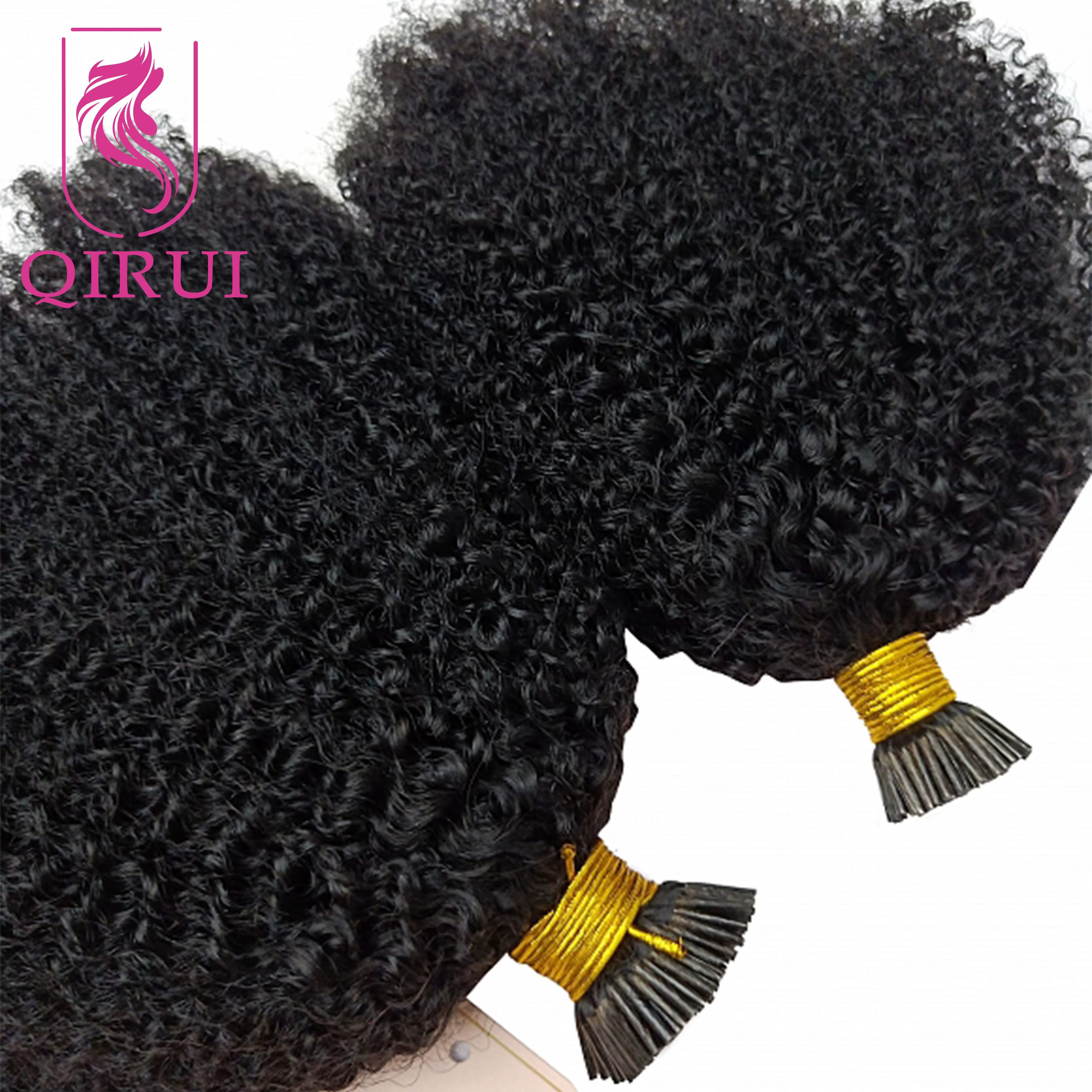 Itip Extensions de cheveux humains 4B 4C Itips Microlink