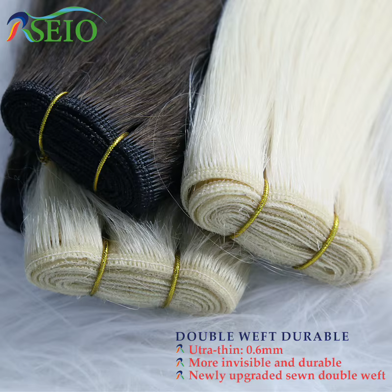 RSEIO Extensions de cheveux humains trame