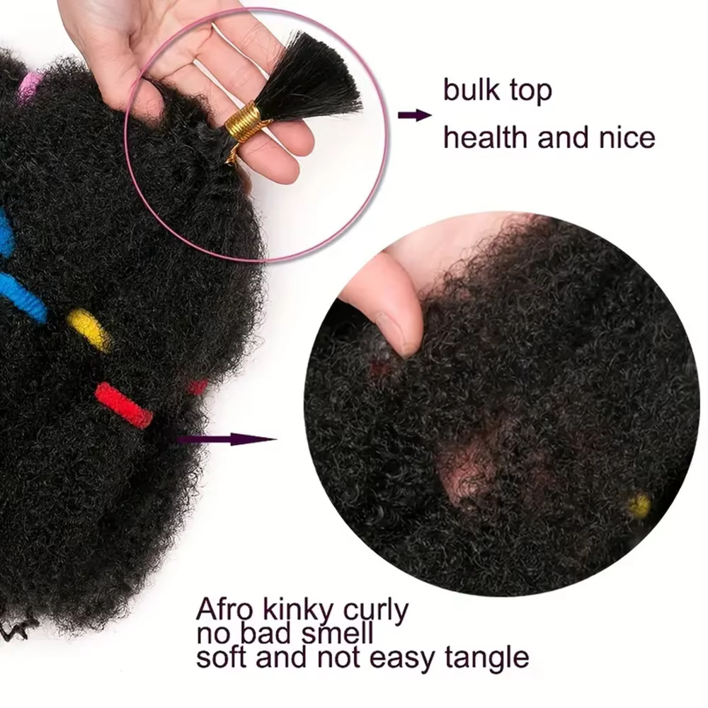 Afro crépus torsion tressage cheveux 12 pouces pré plumé