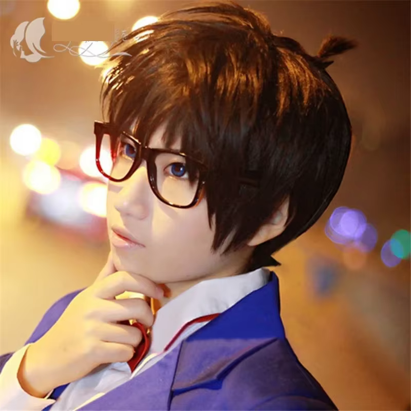 Perruque de Cosplay de détective Conan Kudou Shinichi