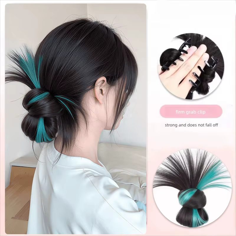 LUPU – pinces à cheveux synthétiques naturelles, chignon en désordre pour femmes, usage quotidien en fête, accessoires pour cheveux