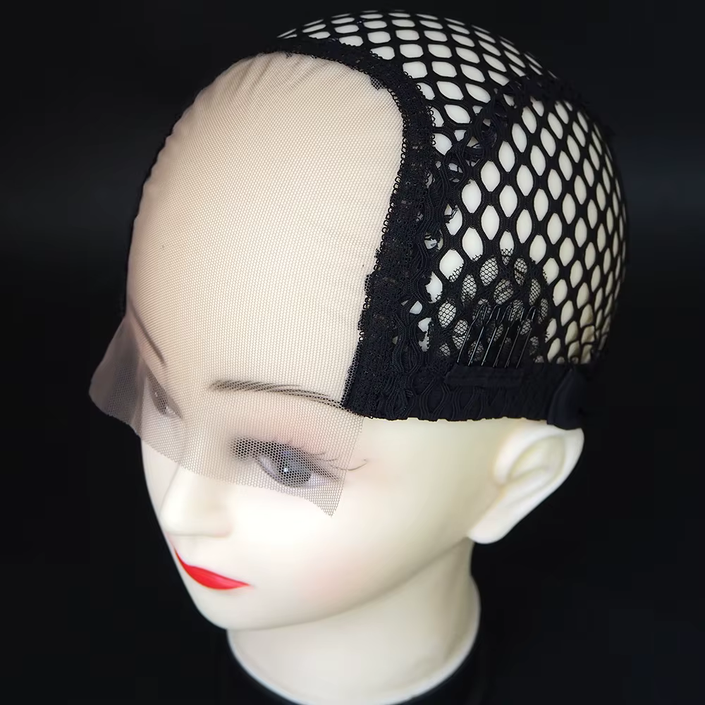Bonnets de perruque de fermeture de dentelle frontale 4X4 pour fabriquer des perruques de trame