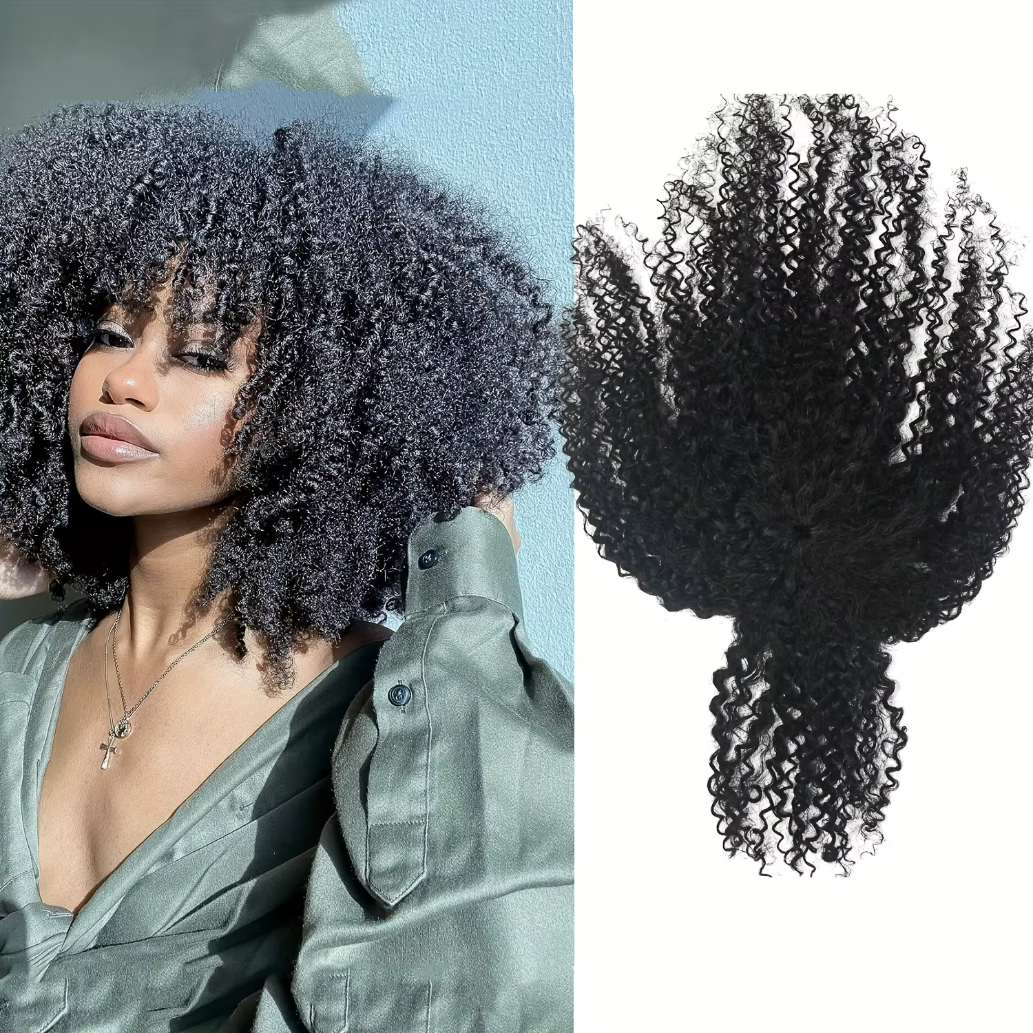 Pince à cheveux avec frange-Topper