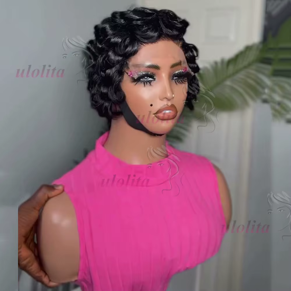 Perruque courte bouclée Chioma
