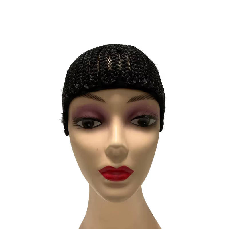 Bonnet de perruque tressé pour tresses de cheveux au Crochet