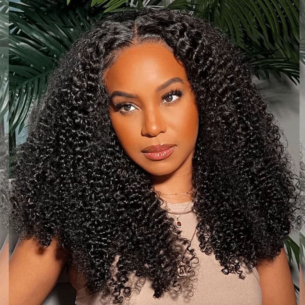 Extensions de cheveux humains vierges brésiliens bouclés crépus 4C pour tissage, pour femmes noires africaines