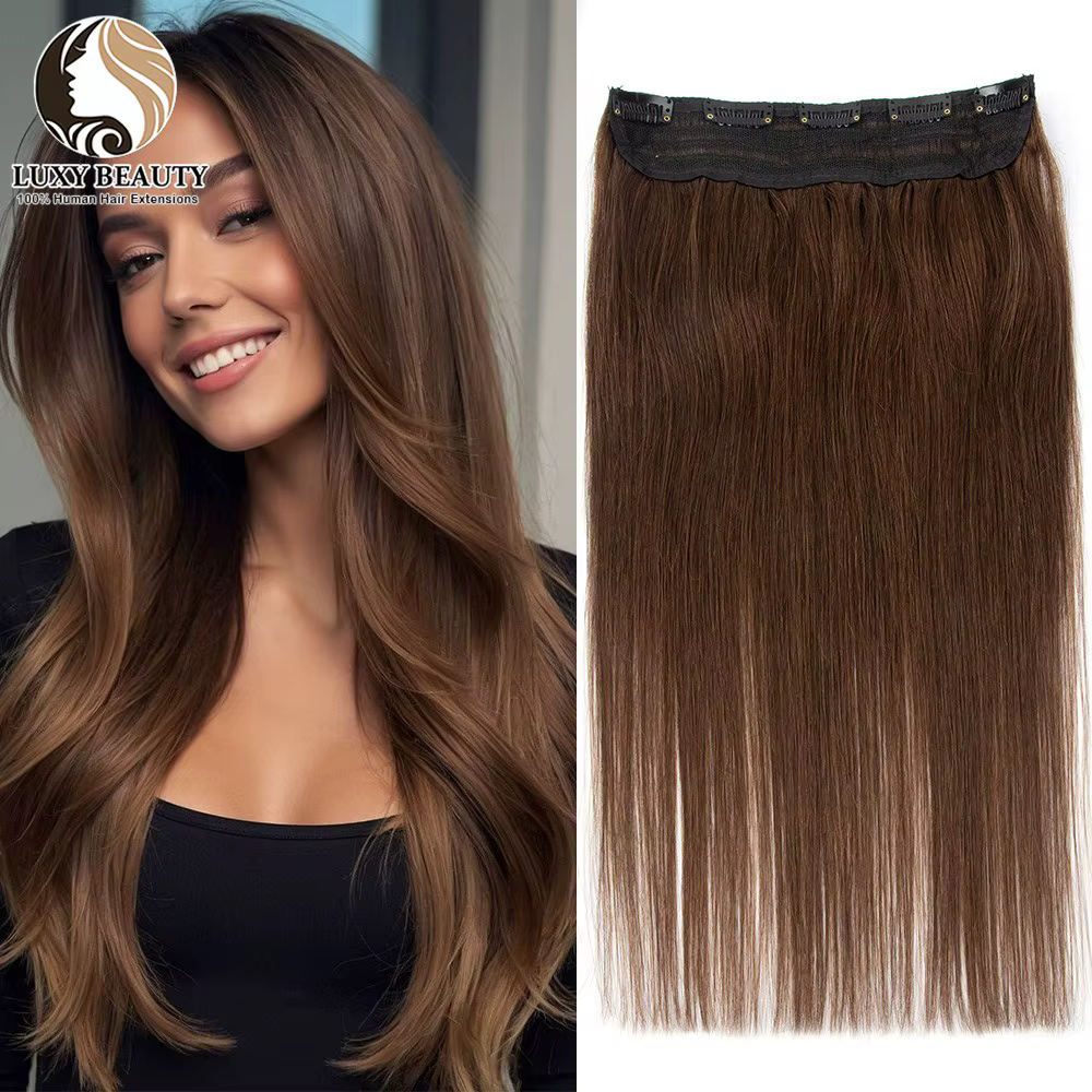 Extensions de cheveux naturels Remy à Clip blond