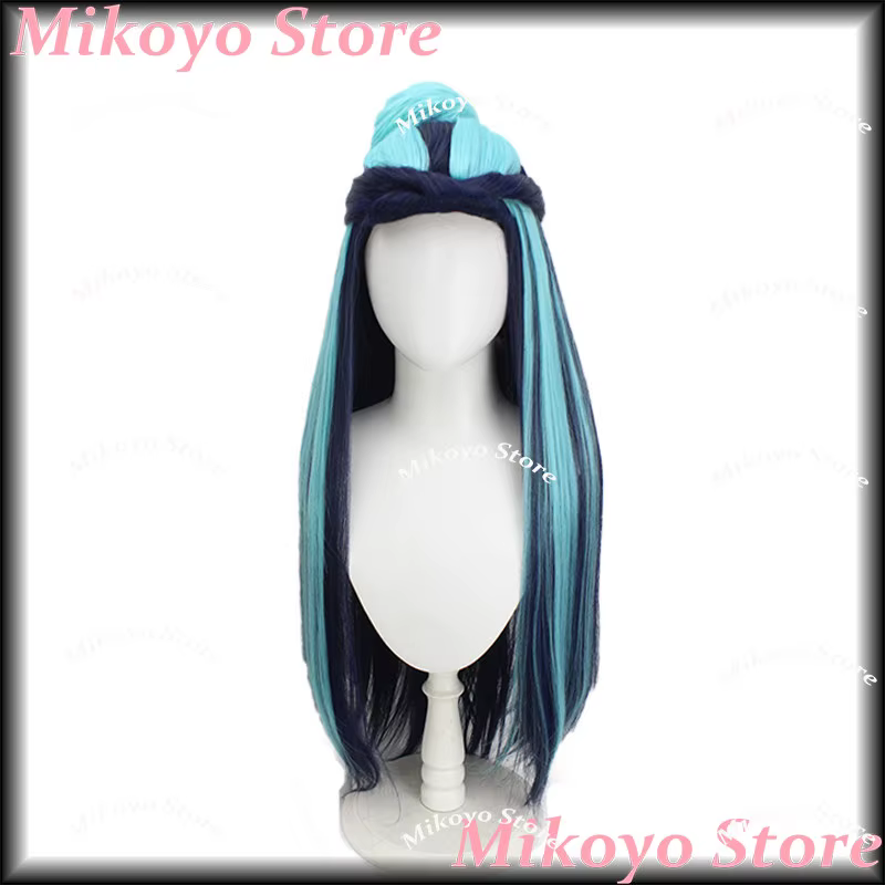 Perruque de cosplay Sword Shield Nessa