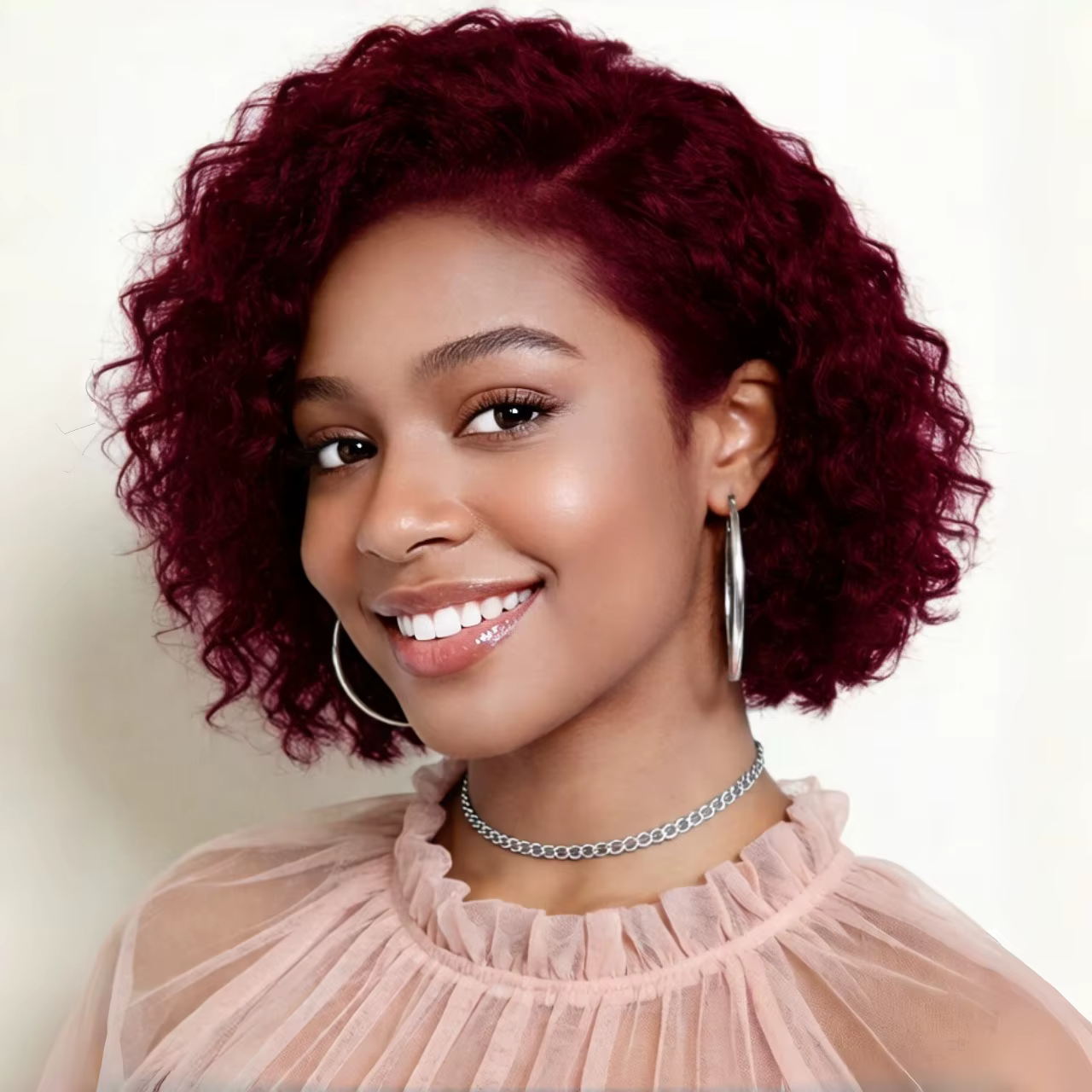 Perruque Lace Frontal 13x4 de 8 pouces